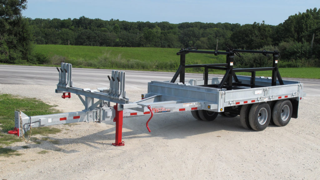 Pog Trailers PTF-122 Heavy Duty | Pole Trailers For Sale | Brooks Brothers Trailers