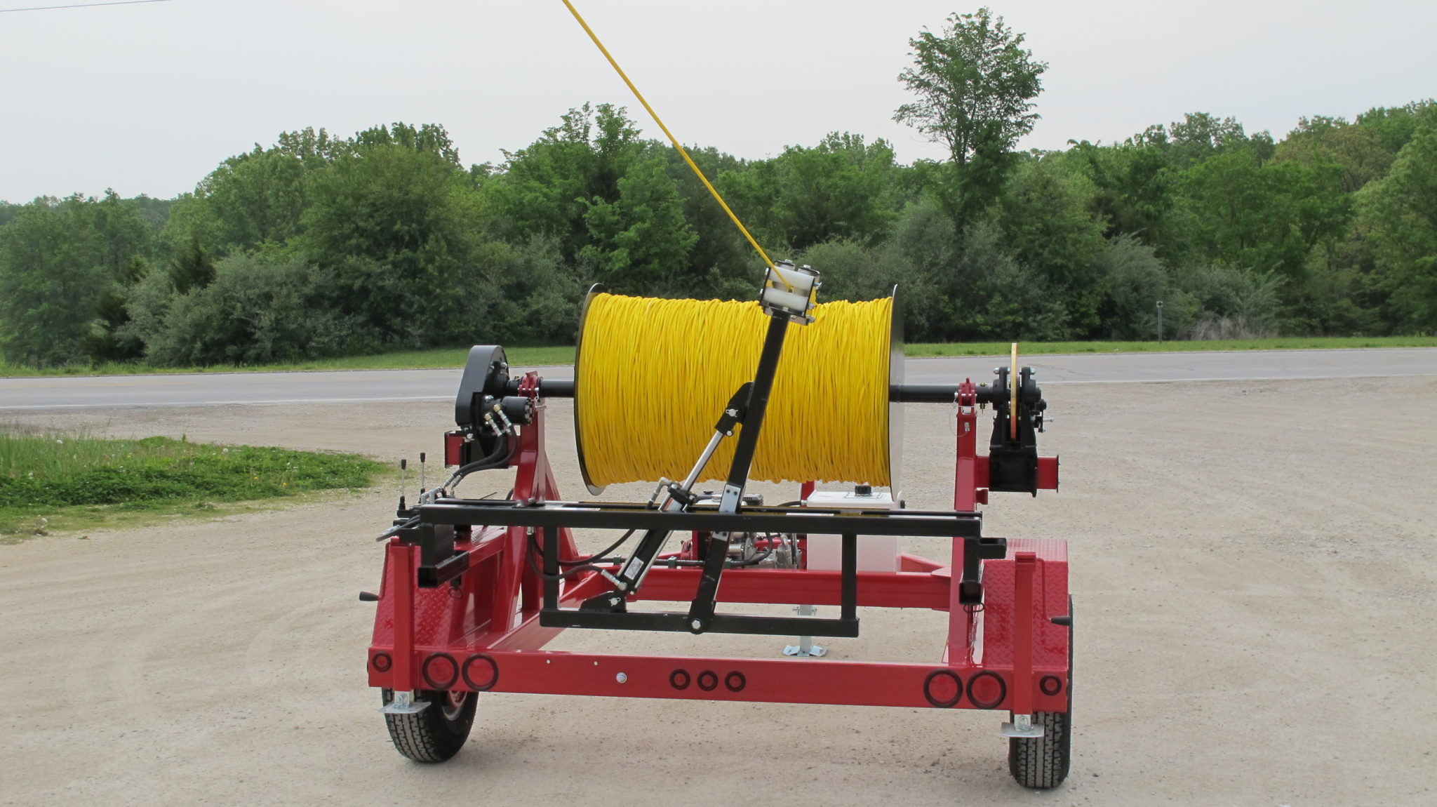 Single Reel Trailer Reel Trailers For Sale Brooks Brothers Trailers