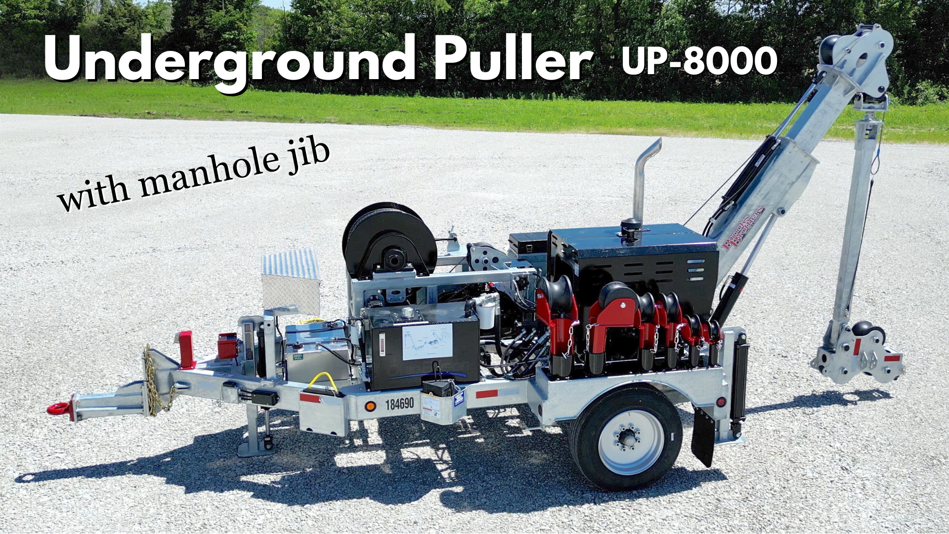 UP 8000 Underground Puller | Pulling Equipment For Sale | Brooks